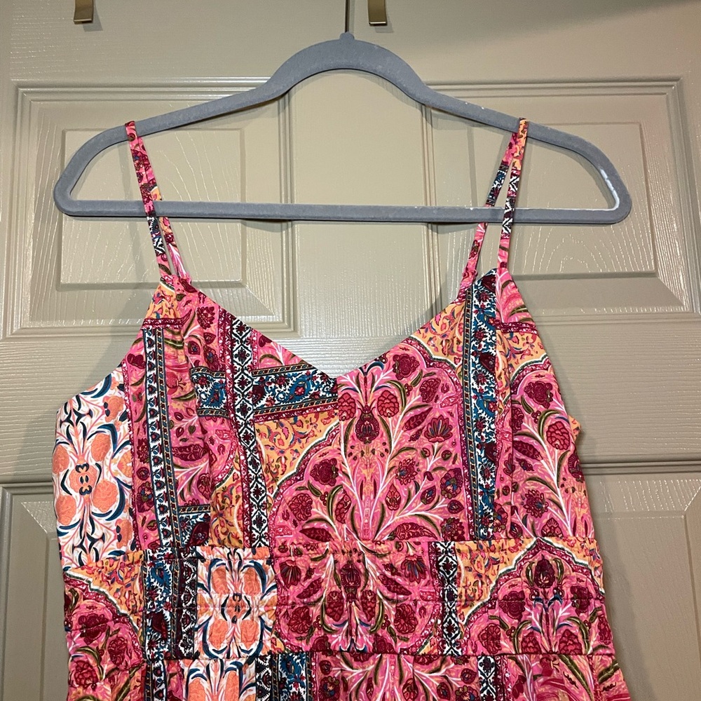 Old Navy Colorful Patterned Midi Dress - Picture 5 of 11